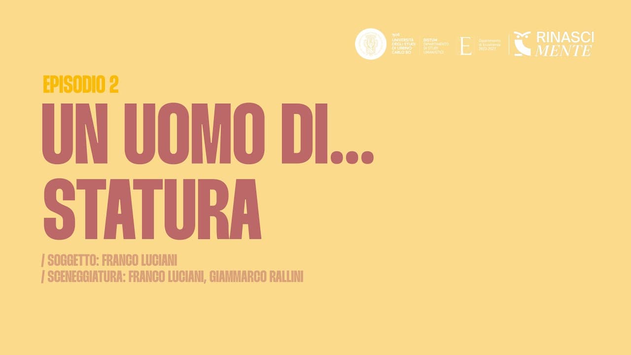Copertina dell'episodio Un uomo di...Statura