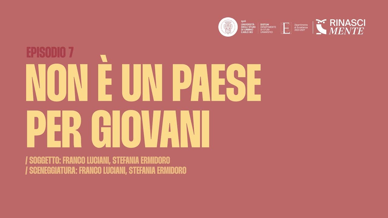 Copertina dell'episodio NON E' UN PAESE PER GIOVANI